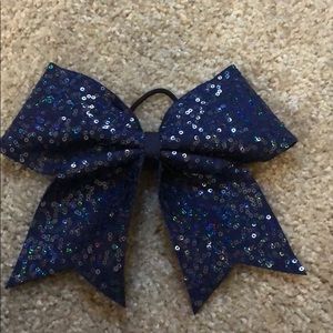 sequin cheer bow